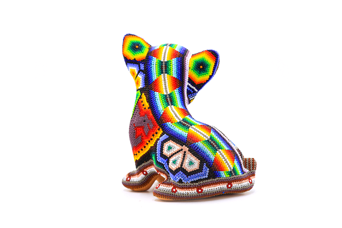 Chihuahua Mini - Obra de Arte Huichol