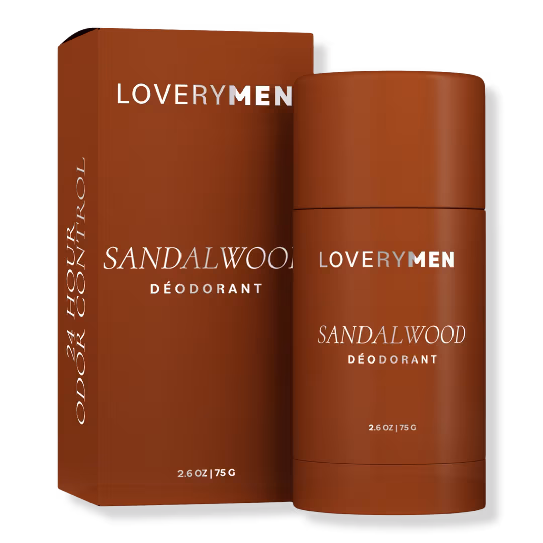 Lovery  Sandalwood Aluminum-Free Deodorant Stick