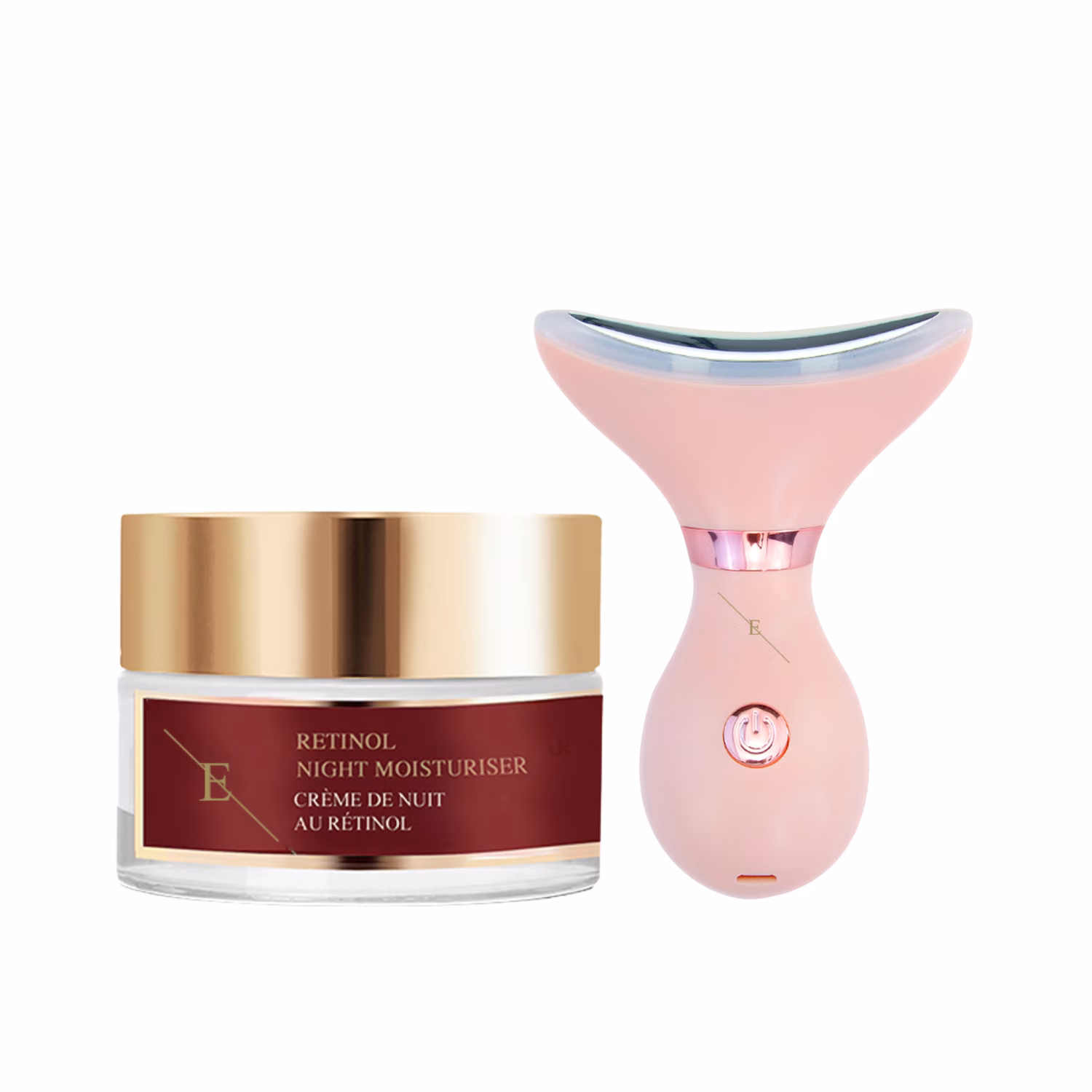 LED Hals Kiefer Rosa Duo Retinol