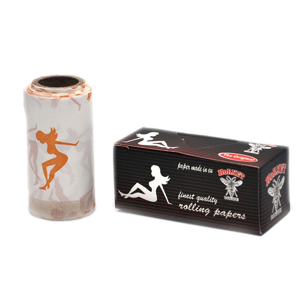 Hornet 5m Beauty Pattern Natural Rolling Paper 5 Rolls