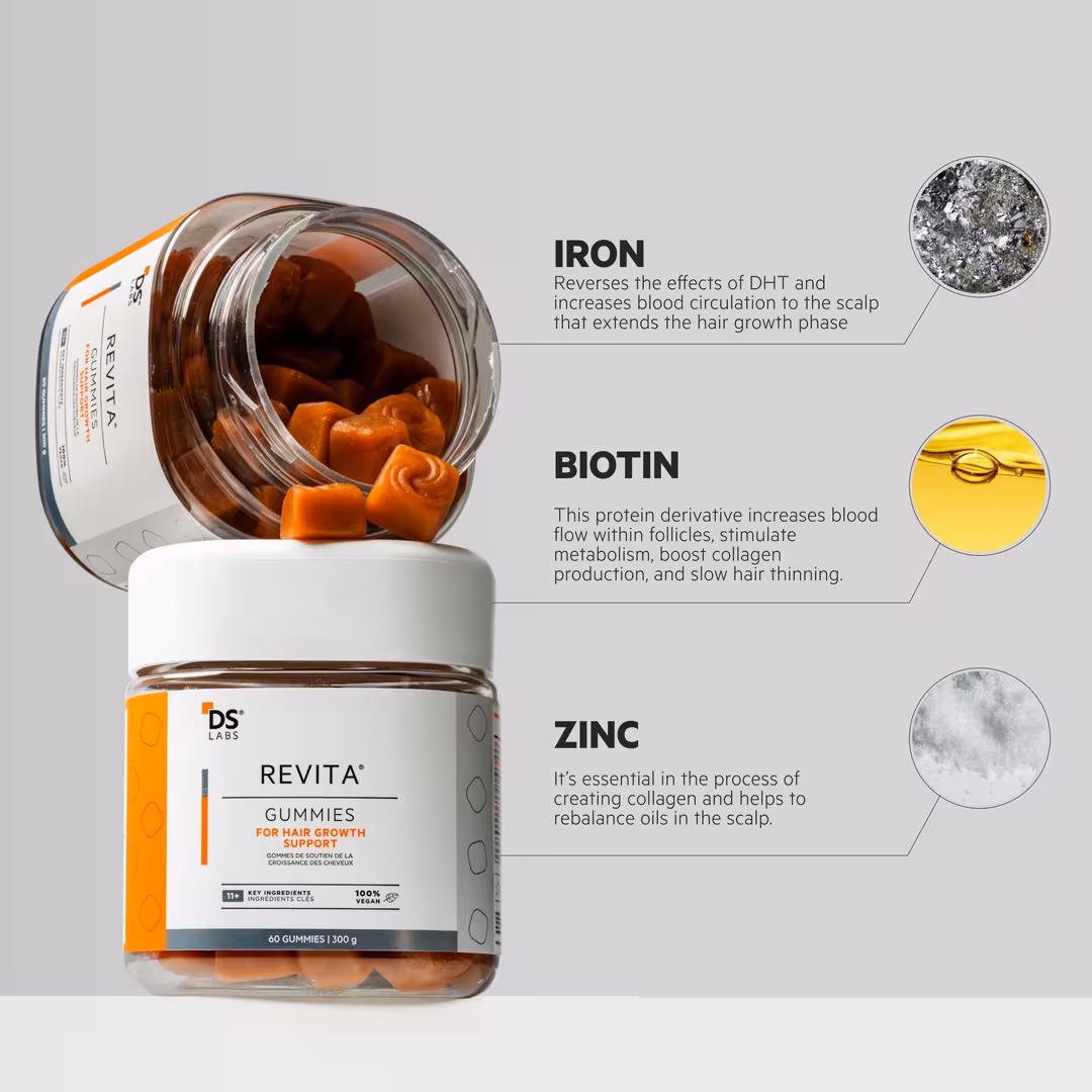 DS Laboratories  Revita Gummies For Hair Growth Support