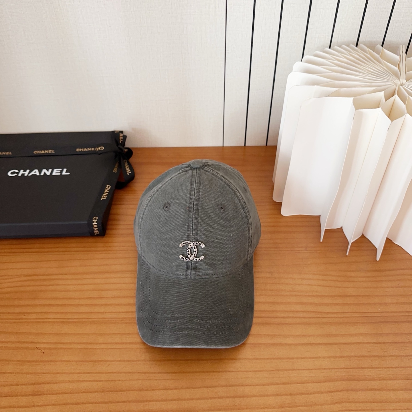 Chanel CC Logo Baseball Cap