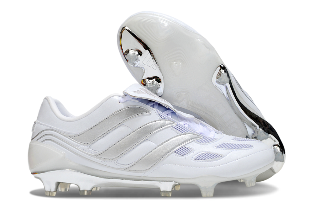A Predator Precision FG - Footwear White/Silver Metallic/Iron Metal LIMITED EDITION
