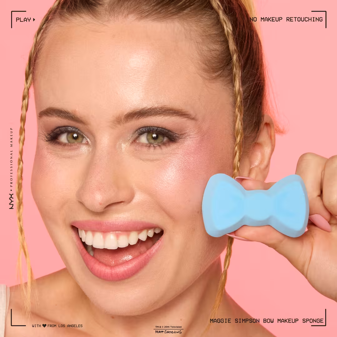 NYX Professional Makeup  Simpsons Colab Maggie Bow Makeup Sponge