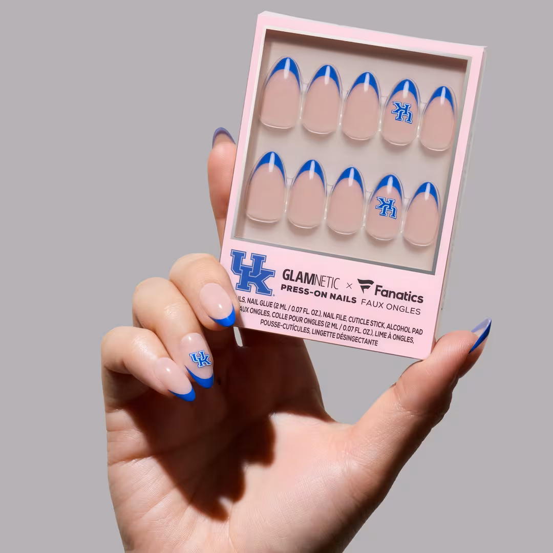 Glamnetic x Fanatics Nail  Kentucky Wildcats Press-On Nails