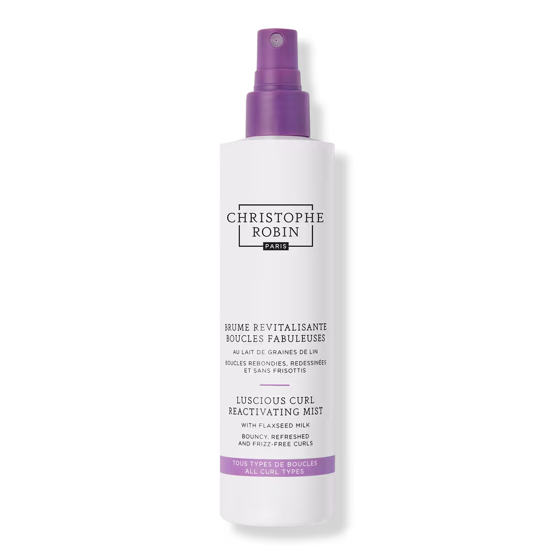 Christophe Robin  Luscious Curl Reactivating Mist With Flaxseed Milk