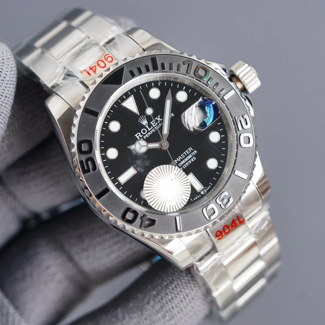 Rolex Watch YACHT MASTER 40MM CERAMIC BEZEL BLACK DIAL Watch