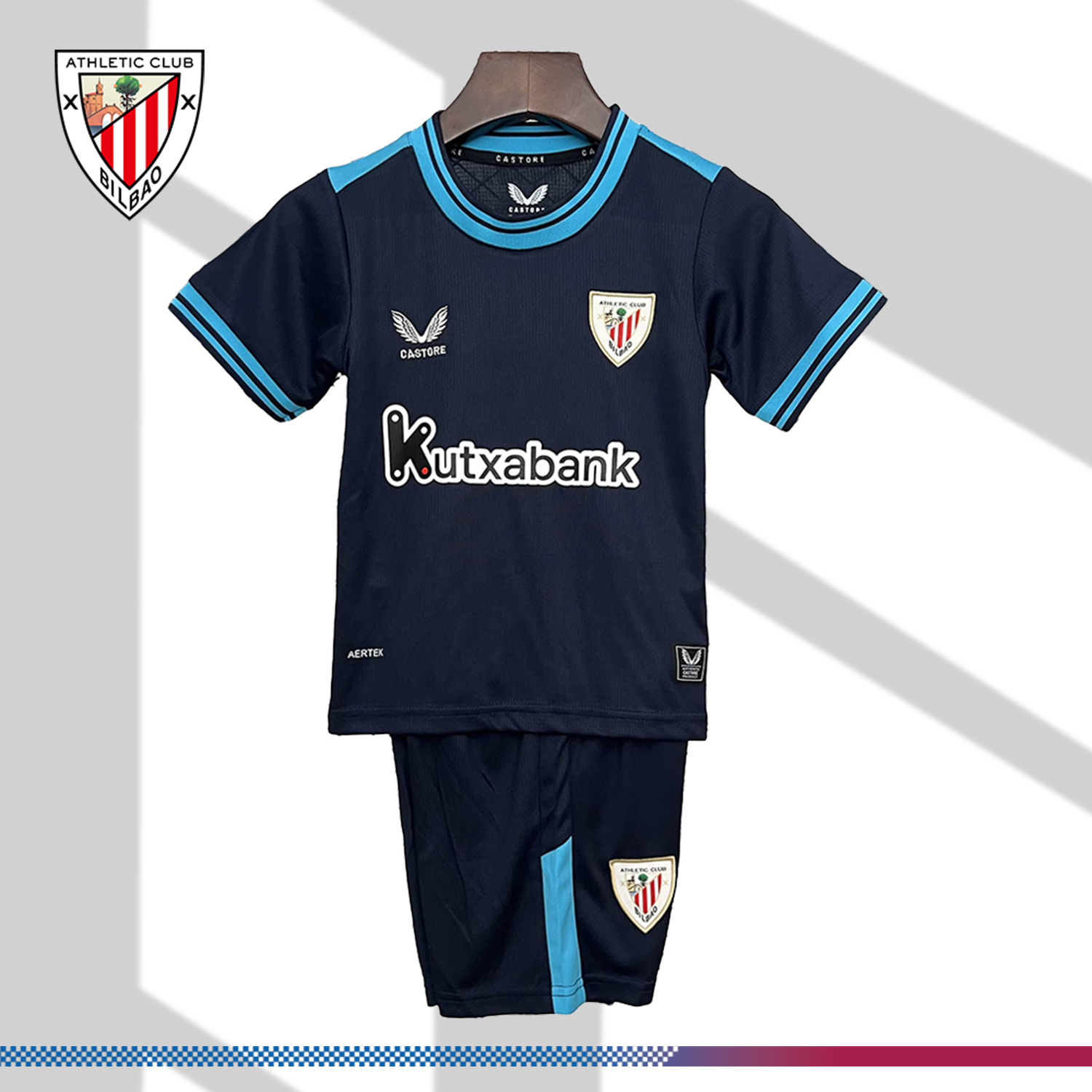 2025/2026 Bilbao Away Football Shirt (Kids Kit socks)