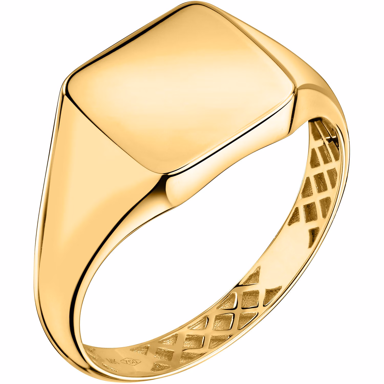 Herrenring 375er Gelbgold