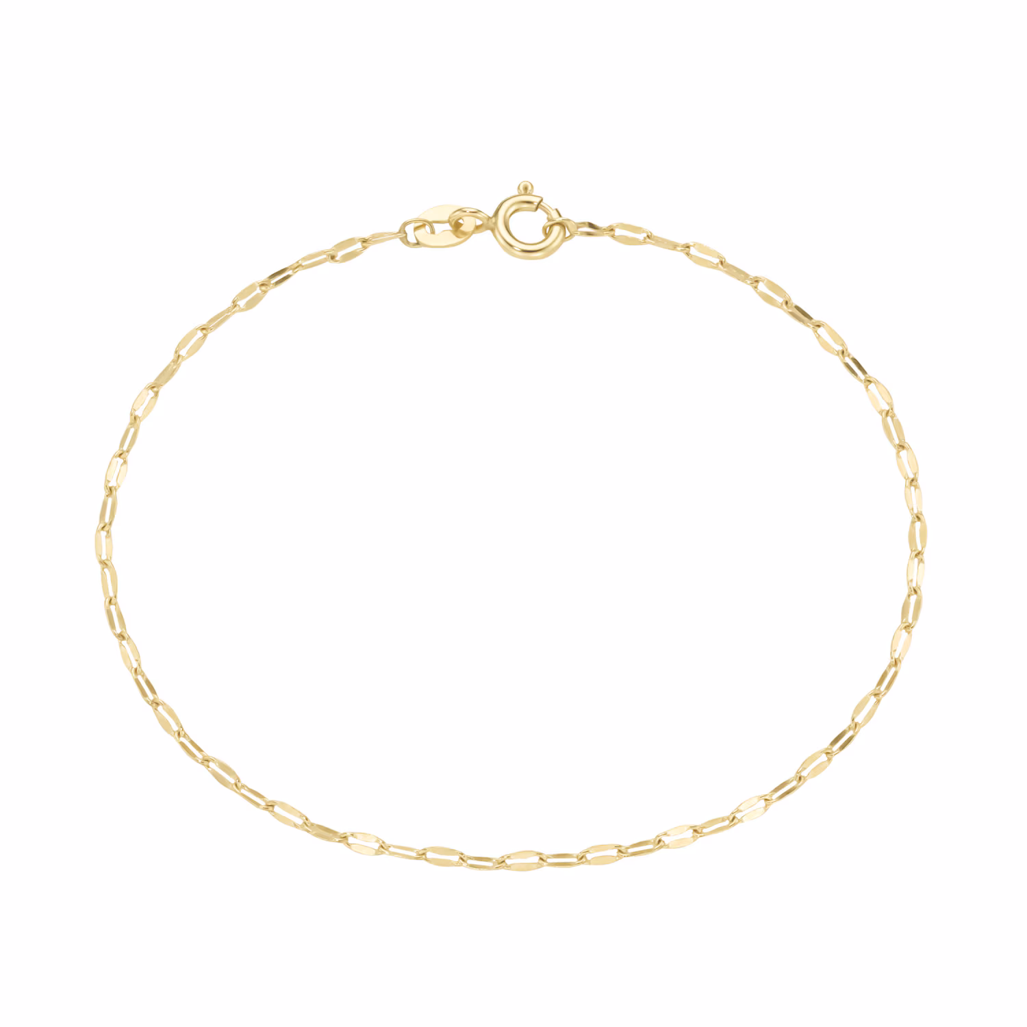 Armband fantasieförmig mit diamantierten Gliedern, Gold 375