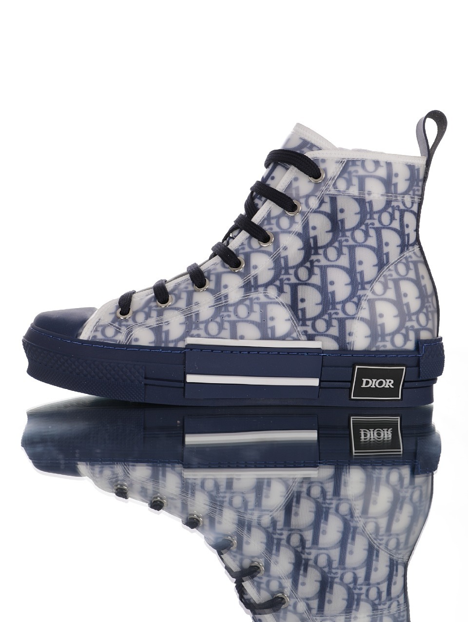 Protected: B23 OBLIQUE HIGH TOP SNEAKERS-BLUE REPLICA