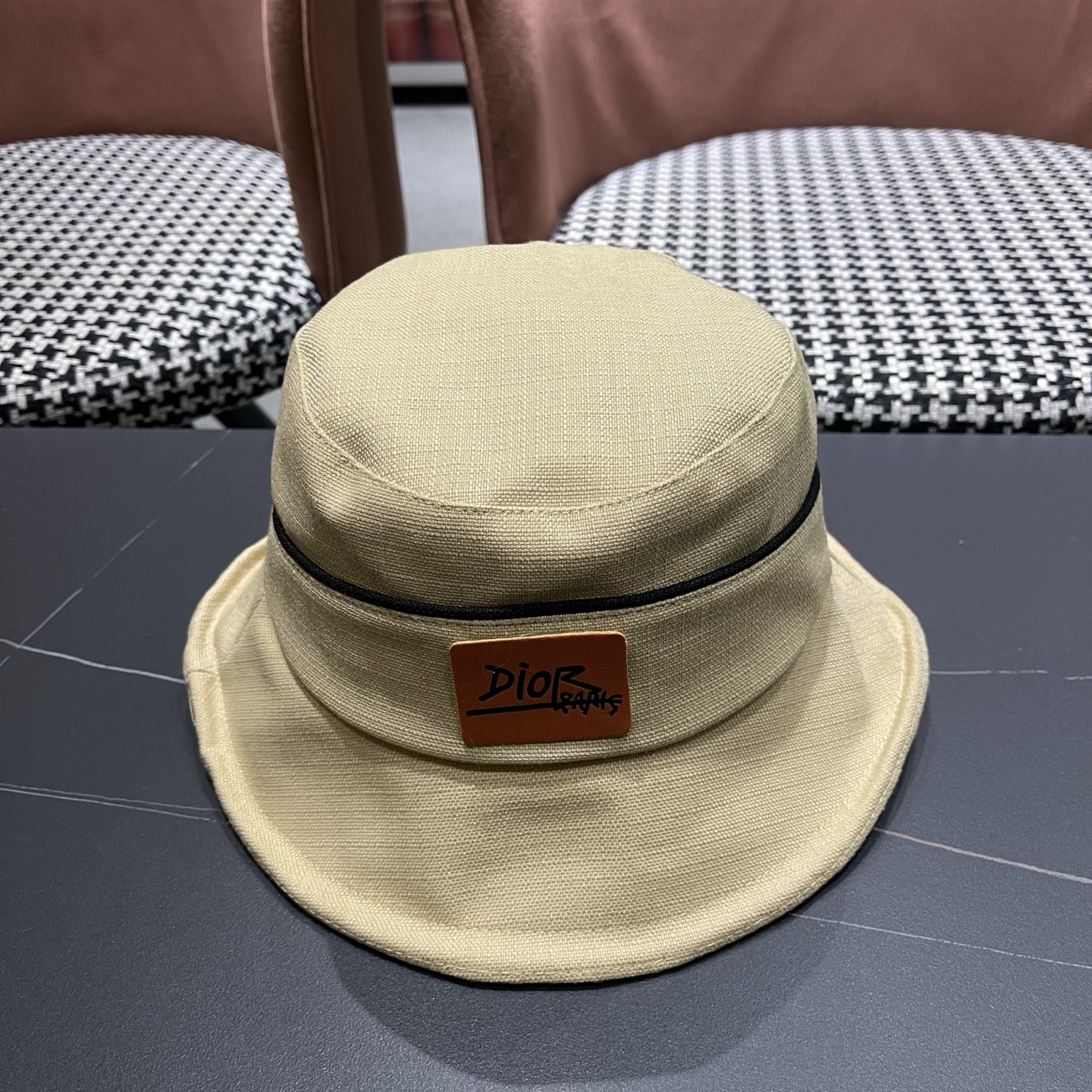 Dior Logo Bucket Hat Sun Hat