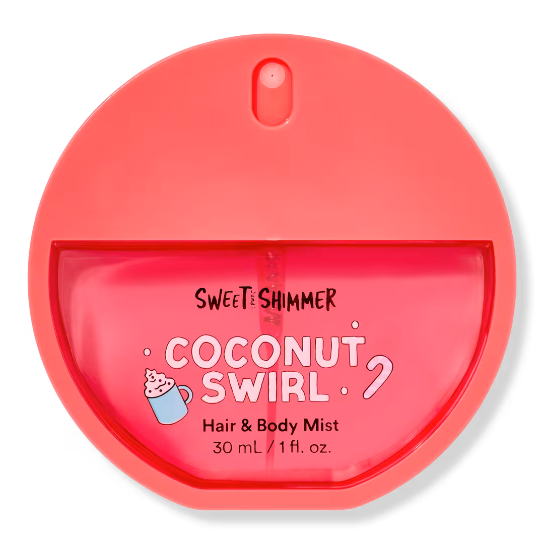 Sweet & Shimmer  Coconut Swirl Hair & Body Mist