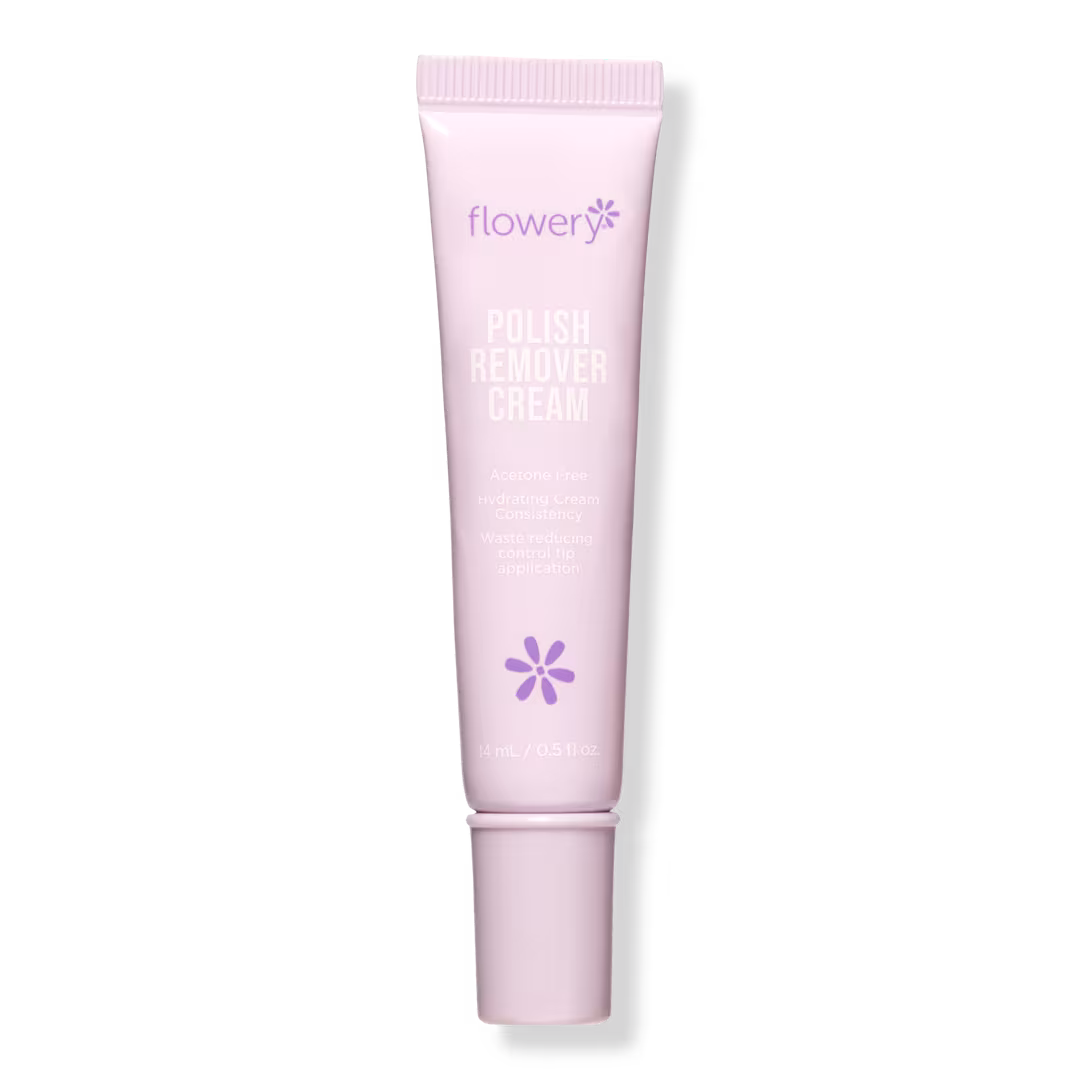 Flowery  Polish Remover Cream with Nourishing Formula for Nails and Cuticles