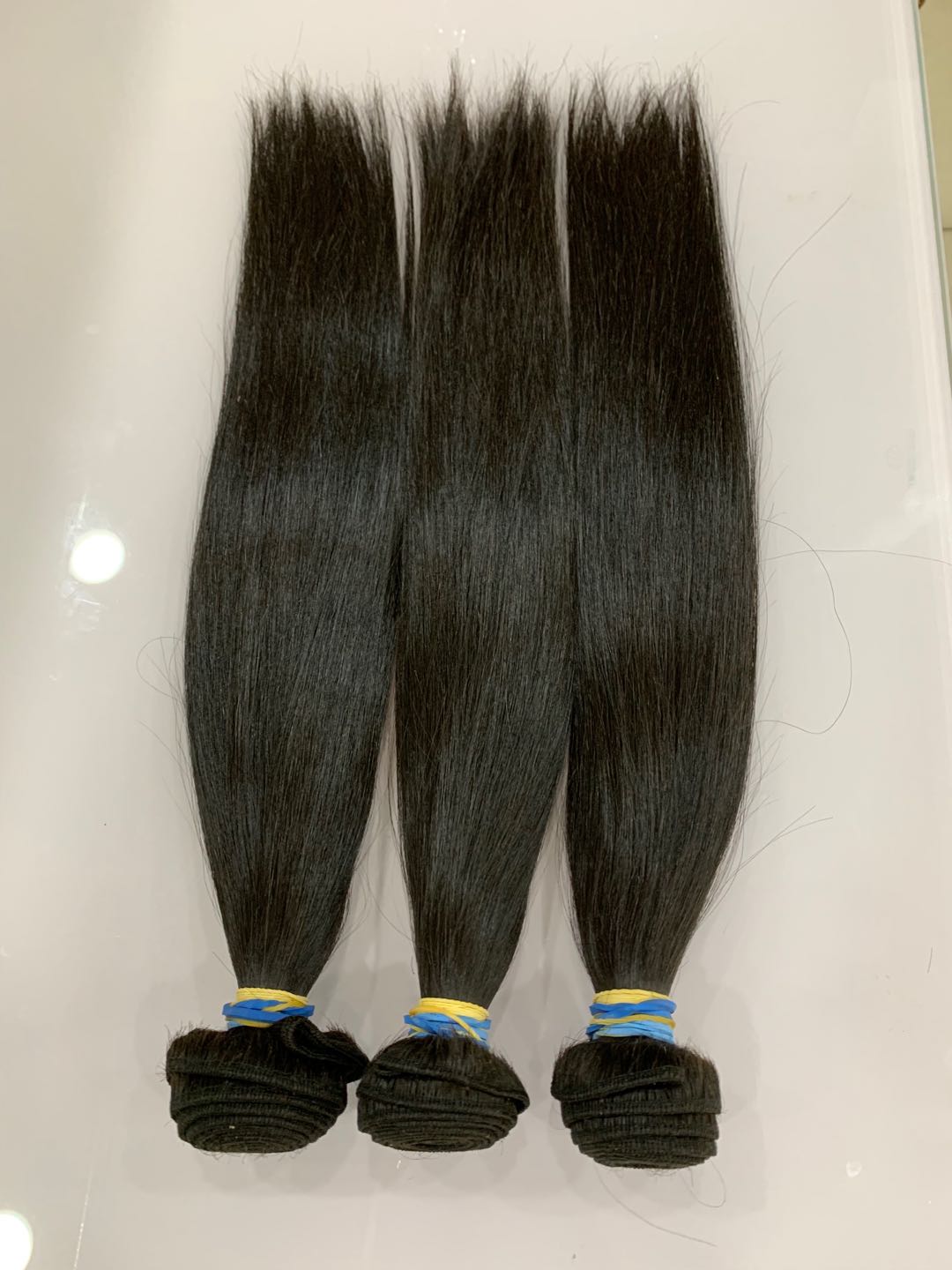 12A Human Hair Straight/Body Wave 1 Bundle 100% Unprocessed Virgin Remy Hair Weave  Human Hair Extensions Natural Black Color Pango