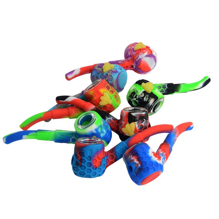 Camouflage Silicone Sherlock Pipe