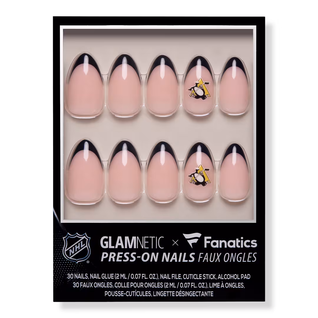 Glamnetic x Fanatics Nail  Pittsburgh Penguins Press-On Nails