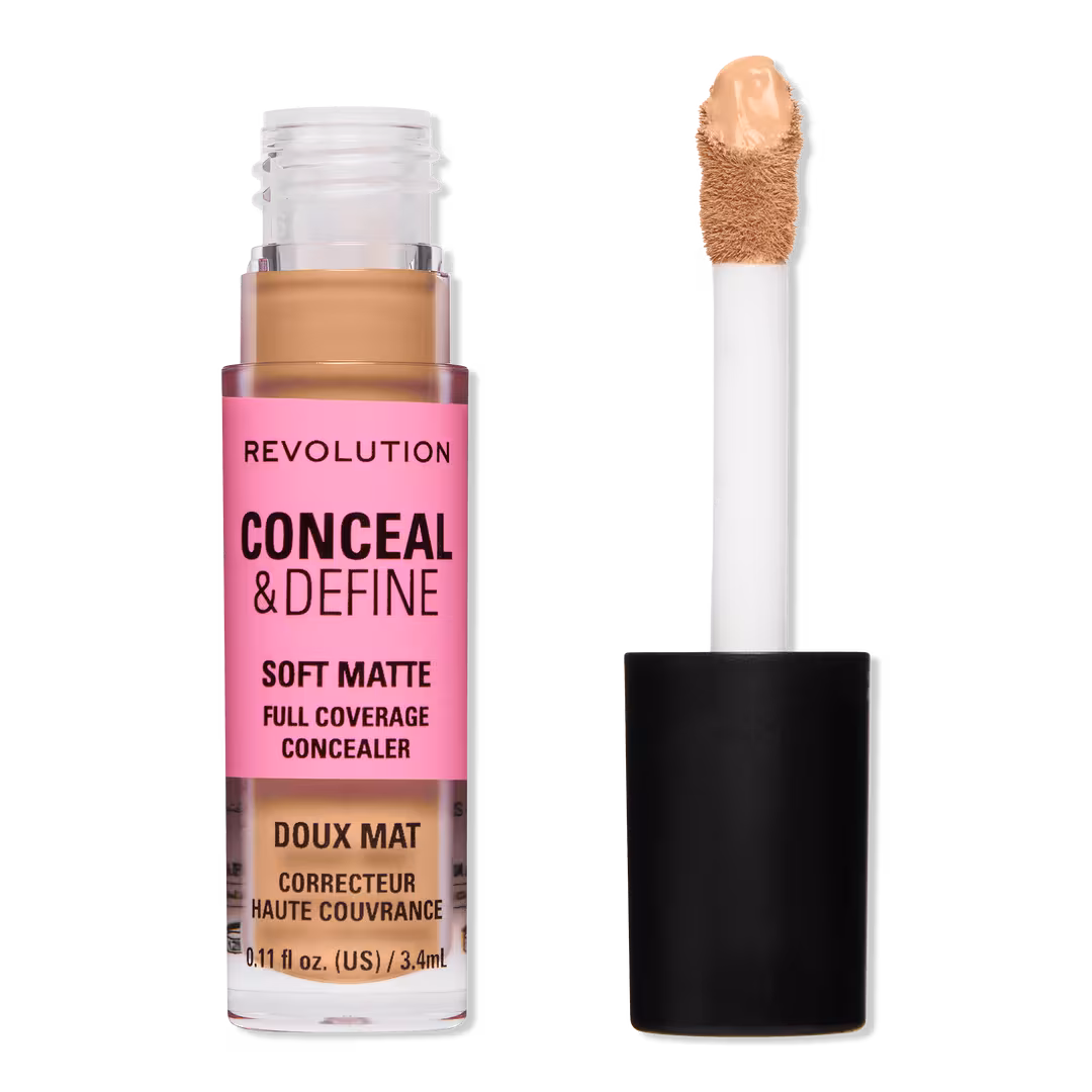 Revolution Beauty  Conceal & Define Soft Matte Full Coverage Concealer