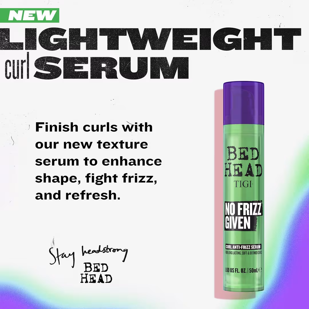 Bed Head  No Frizz Given Lightweight Curl Serum