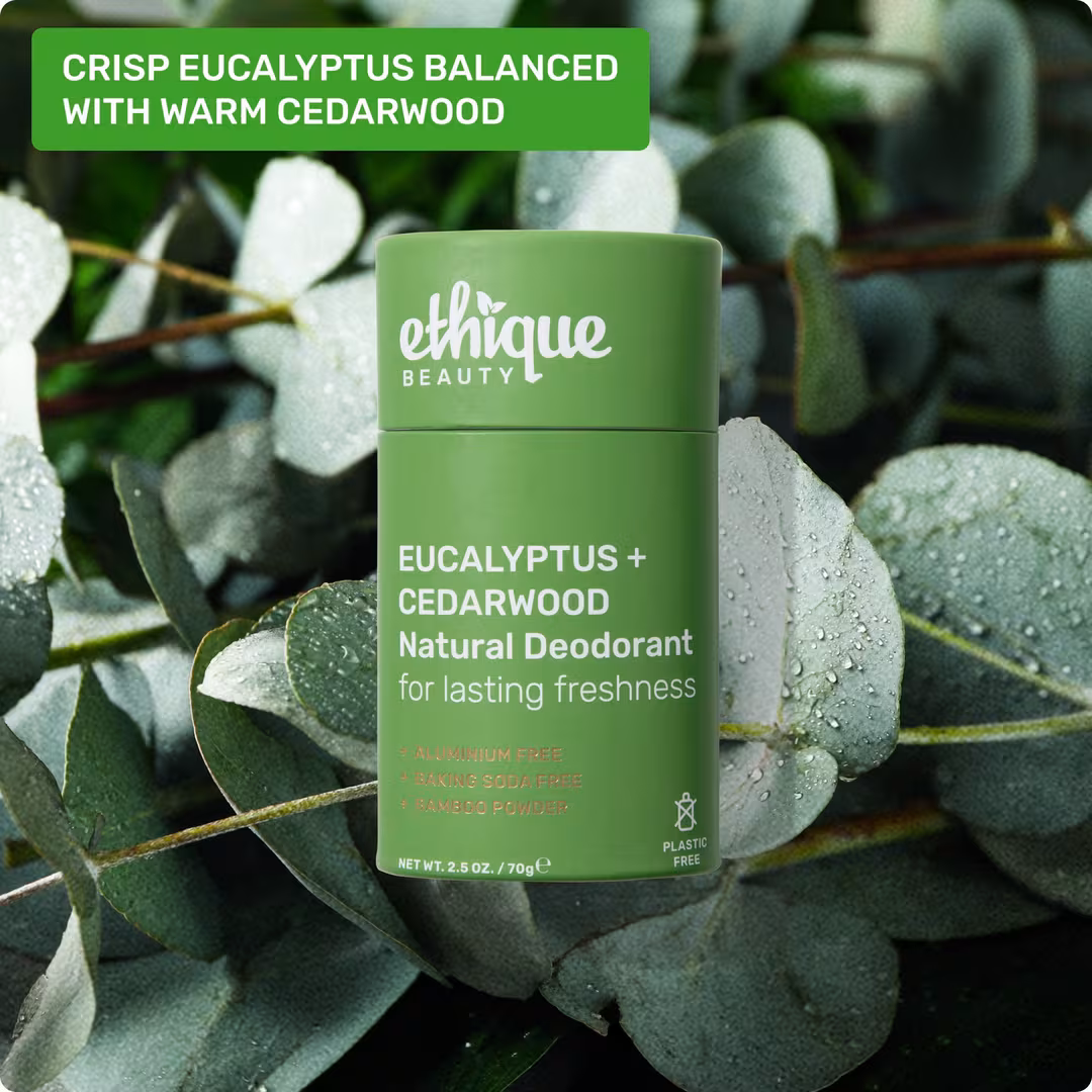 Ethique Beauty  Eucalyptus & Cedarwood Natural Deodorant Stick