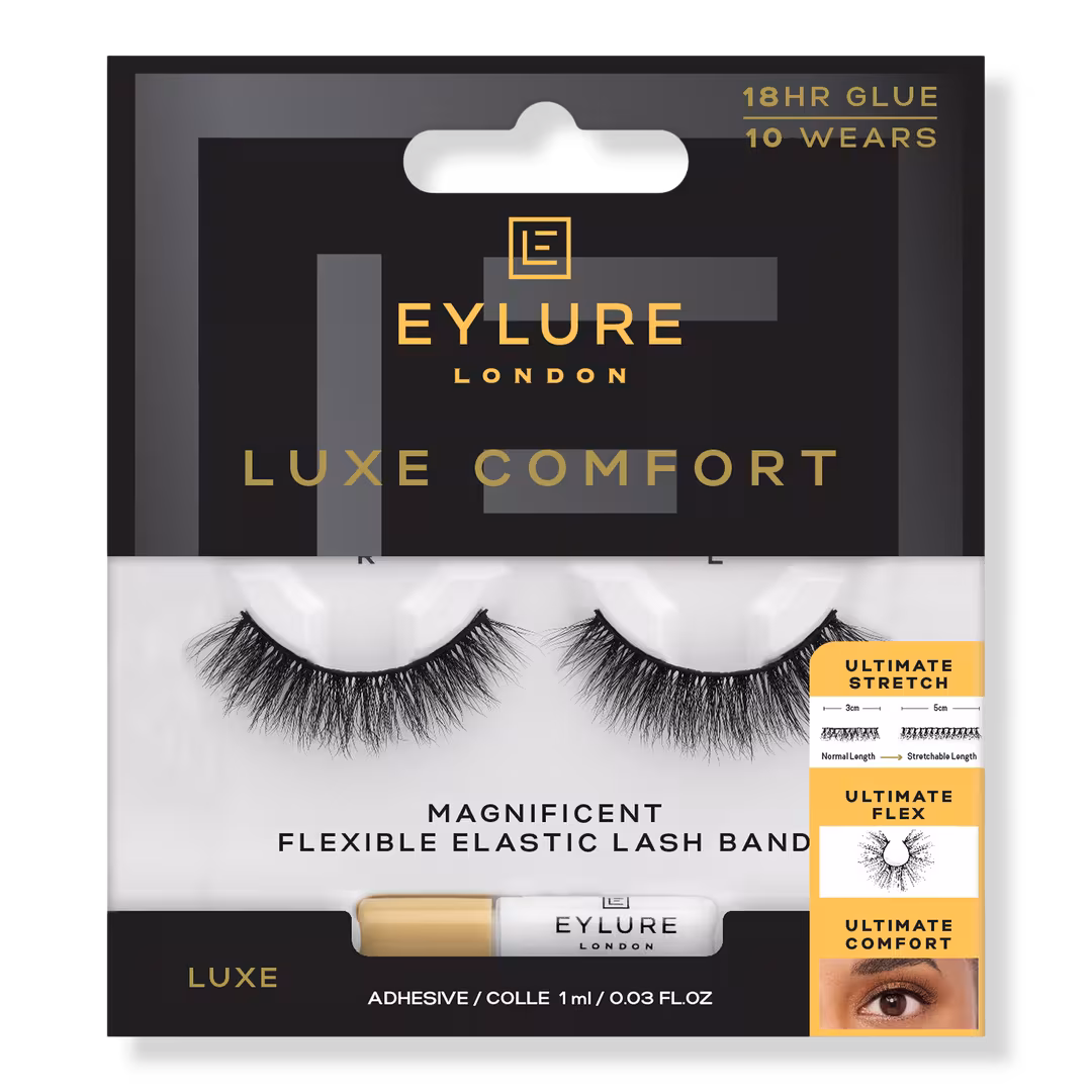 Eylure  Luxe Comfort Faux Mink False Eyelashes, Magnificent