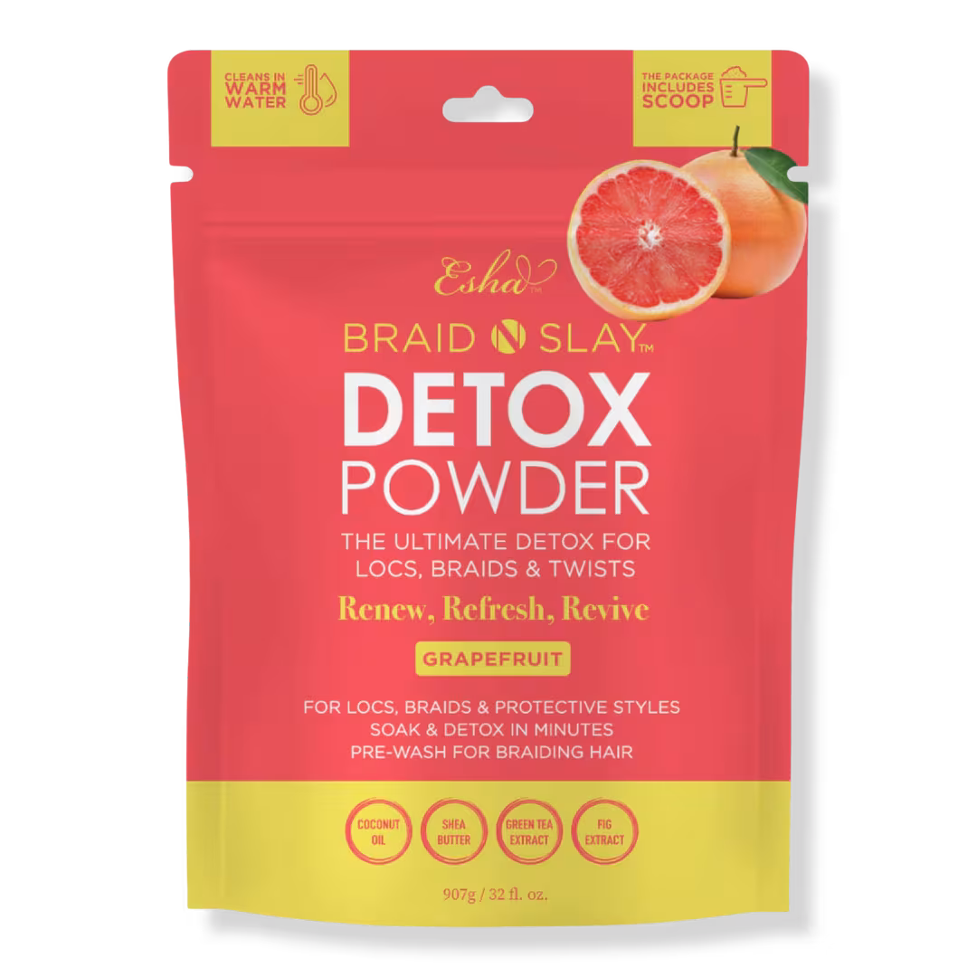 Esha  Braid N Slay Detox Powder - Grapefruit
