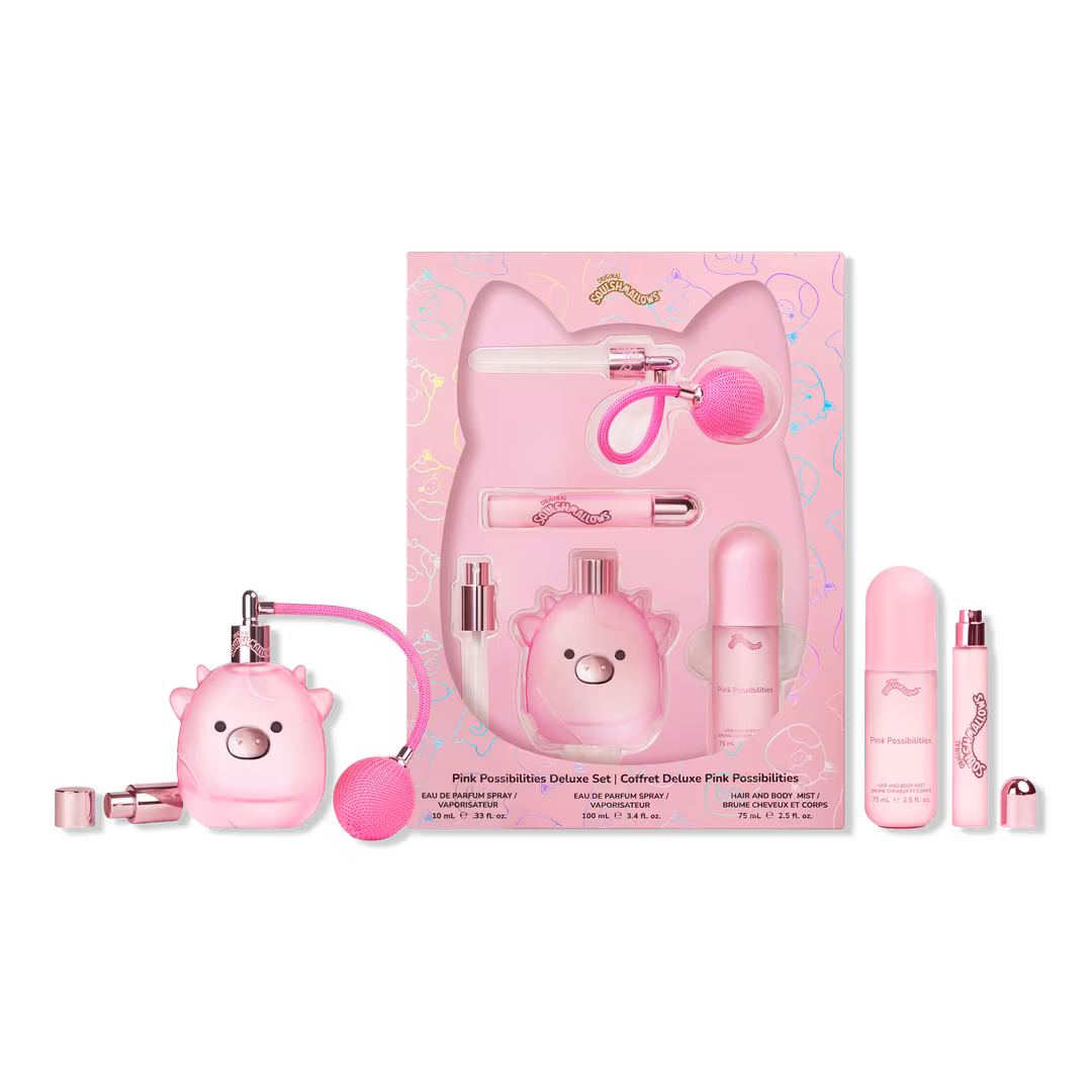 Squishmallows Fragrances  Pink Possibilities Deluxe Set