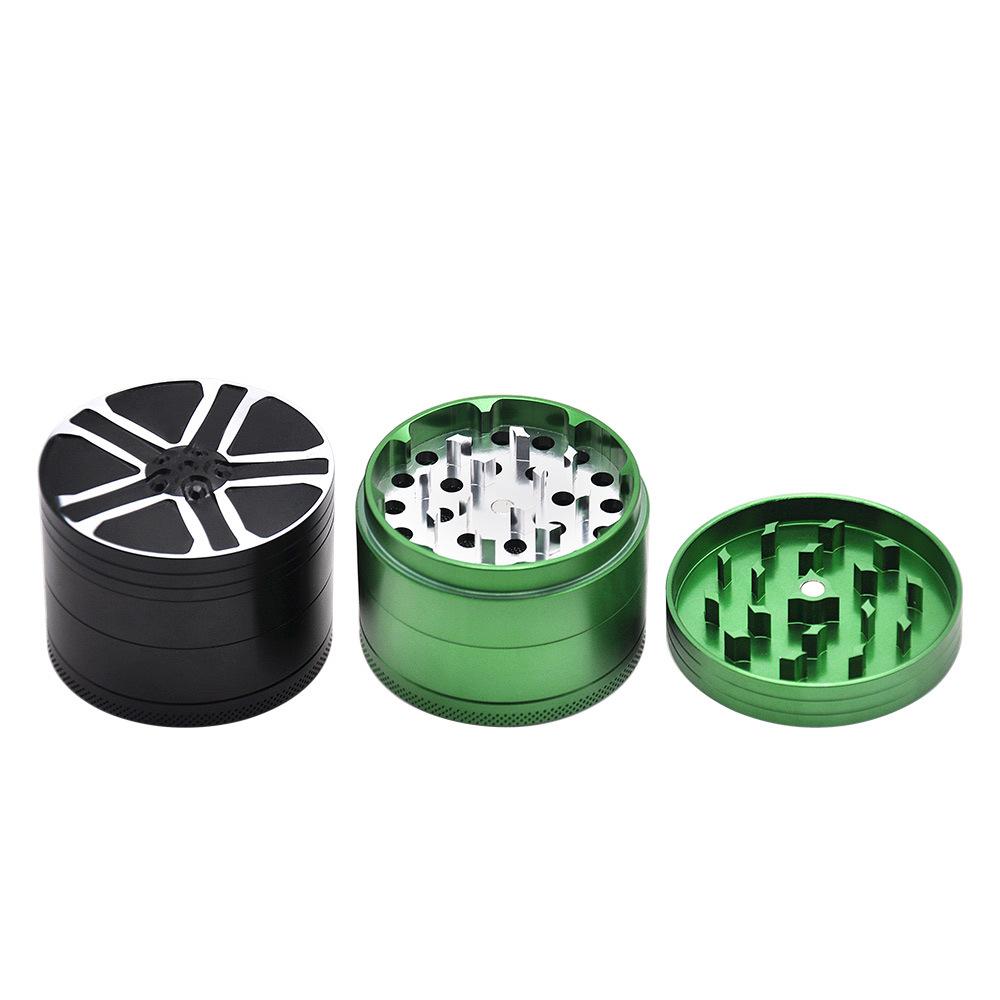 Rim Aluminum Alloy Herb Grinder 4 Layer