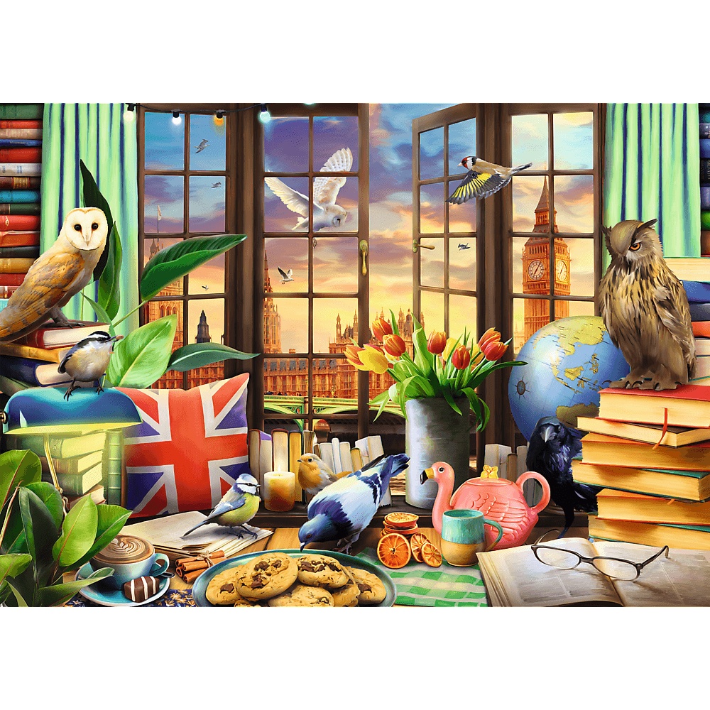 Puzzle Premium Plus Quality 1000 El. Tea Time: Wszystko Co Brytyjskie
