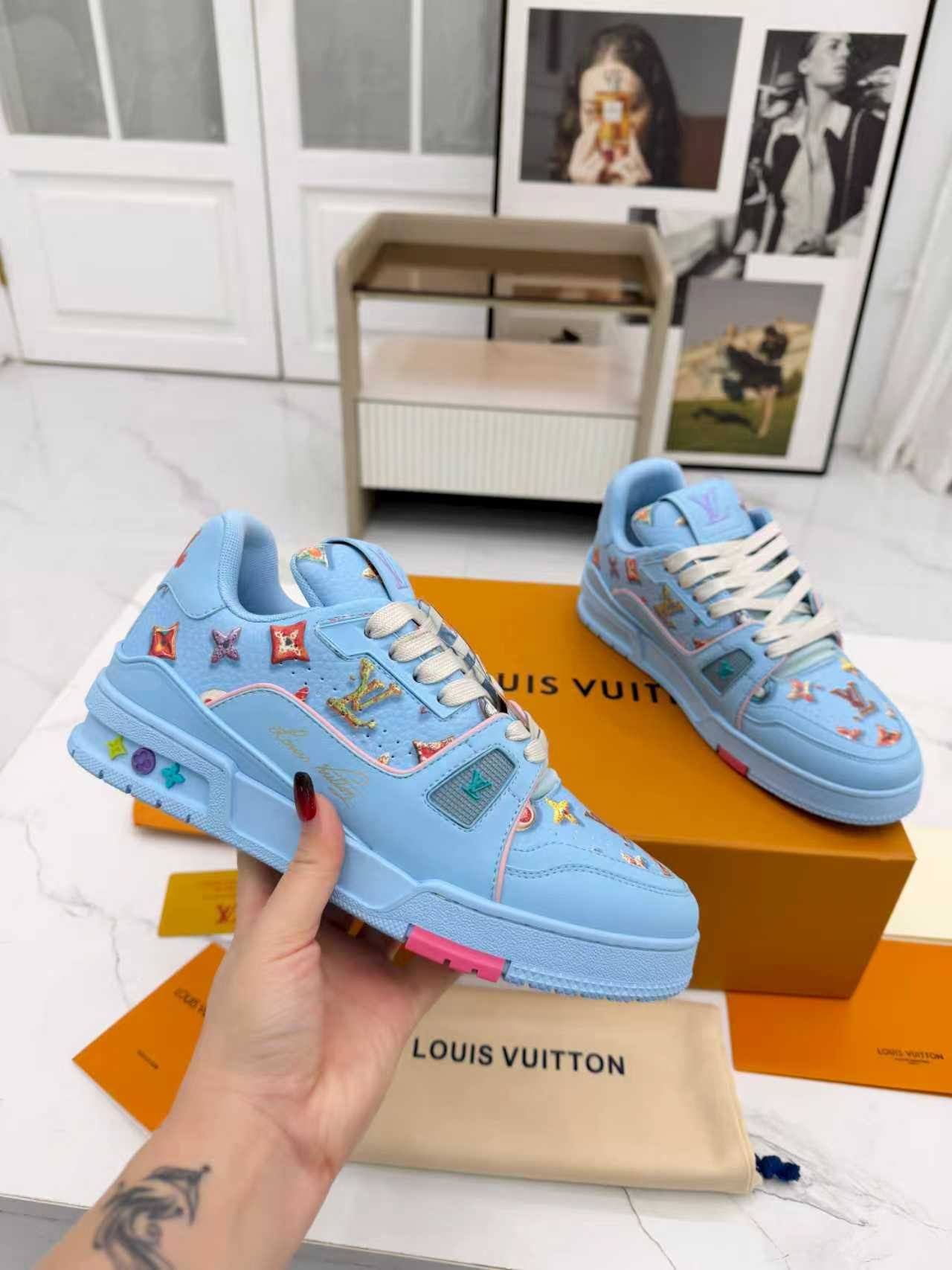 LV Trainer Sneakers Top Quality