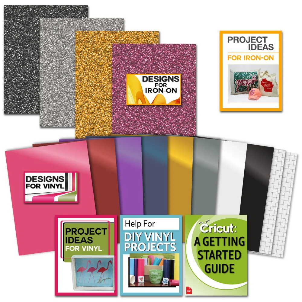 Cricut Explore Air 2 Machine Bundle Iron On Vinyl Pack Tools Pen Design Guide, Mint