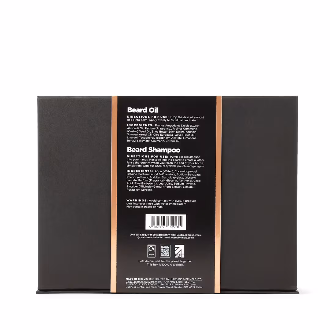 Hawkins & Brimble  Beard Gift Set Box