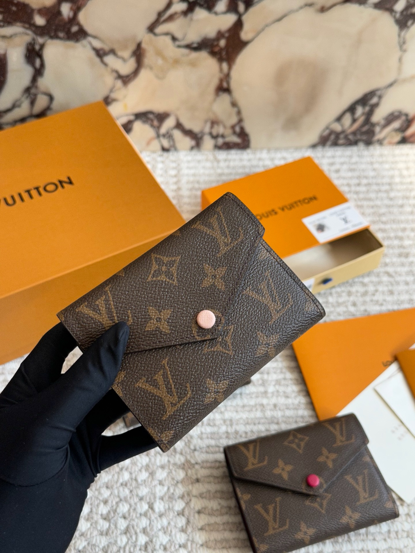 LV monogram card holder