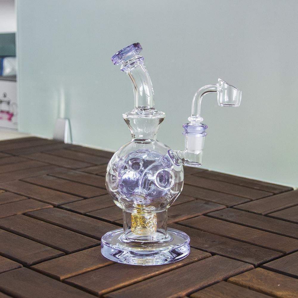 9 Glass Exosphere Fumed Perc Dab Rig