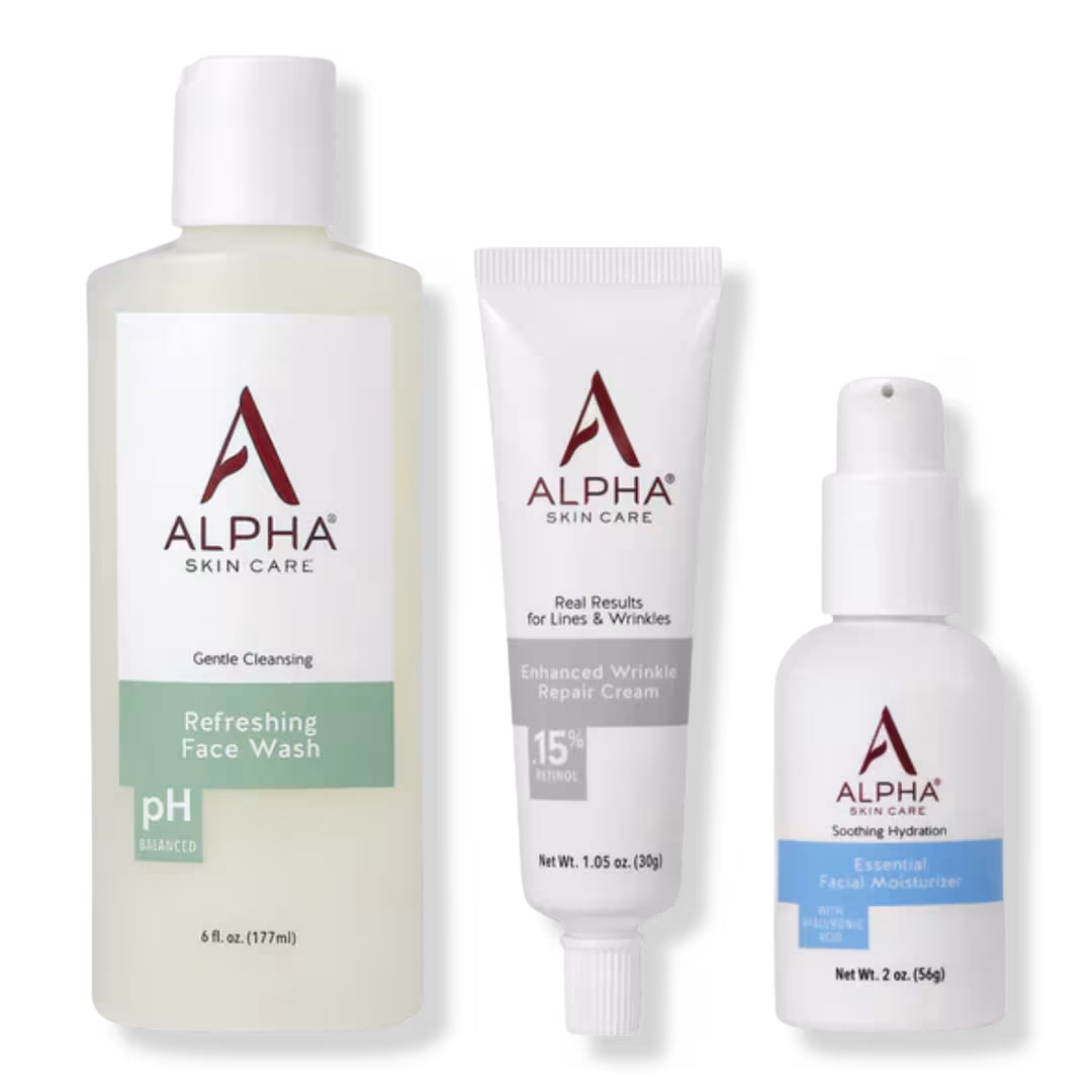 Alpha Skincare  Night Facial Routine