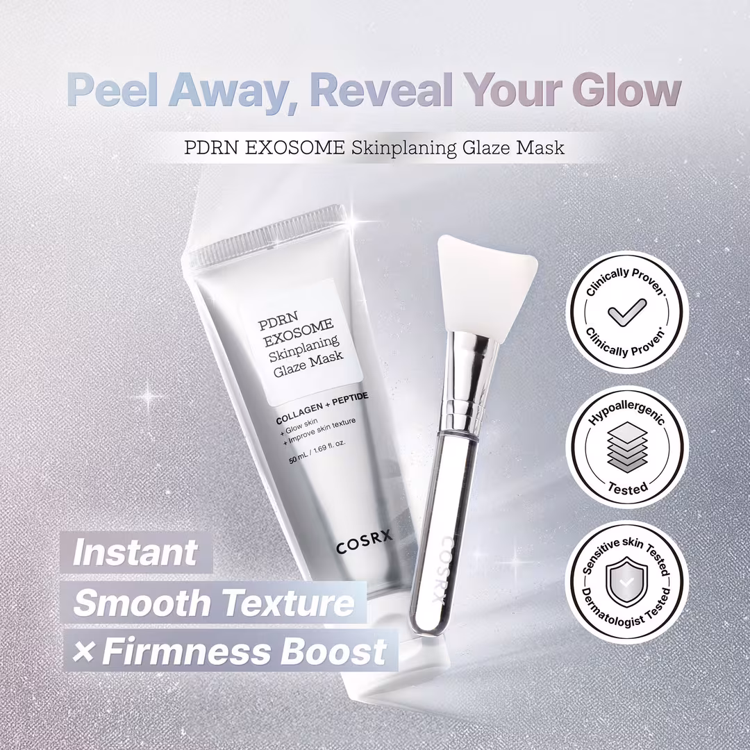 COSRX  PDRN Exosome Skinplaning Glaze Mask with Collagen & Peptide