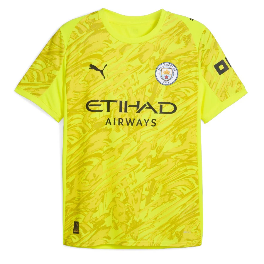 Manchester City Yellow Goalkeeper Home Jersey Men 2025 2026