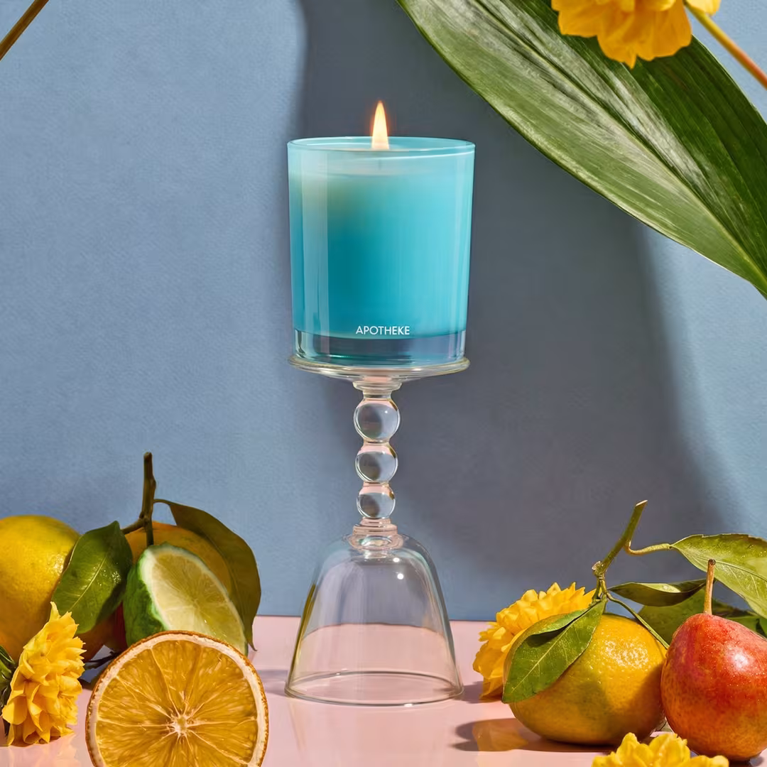 APOTHEKE  Bergamot Tangerine Scented Candle