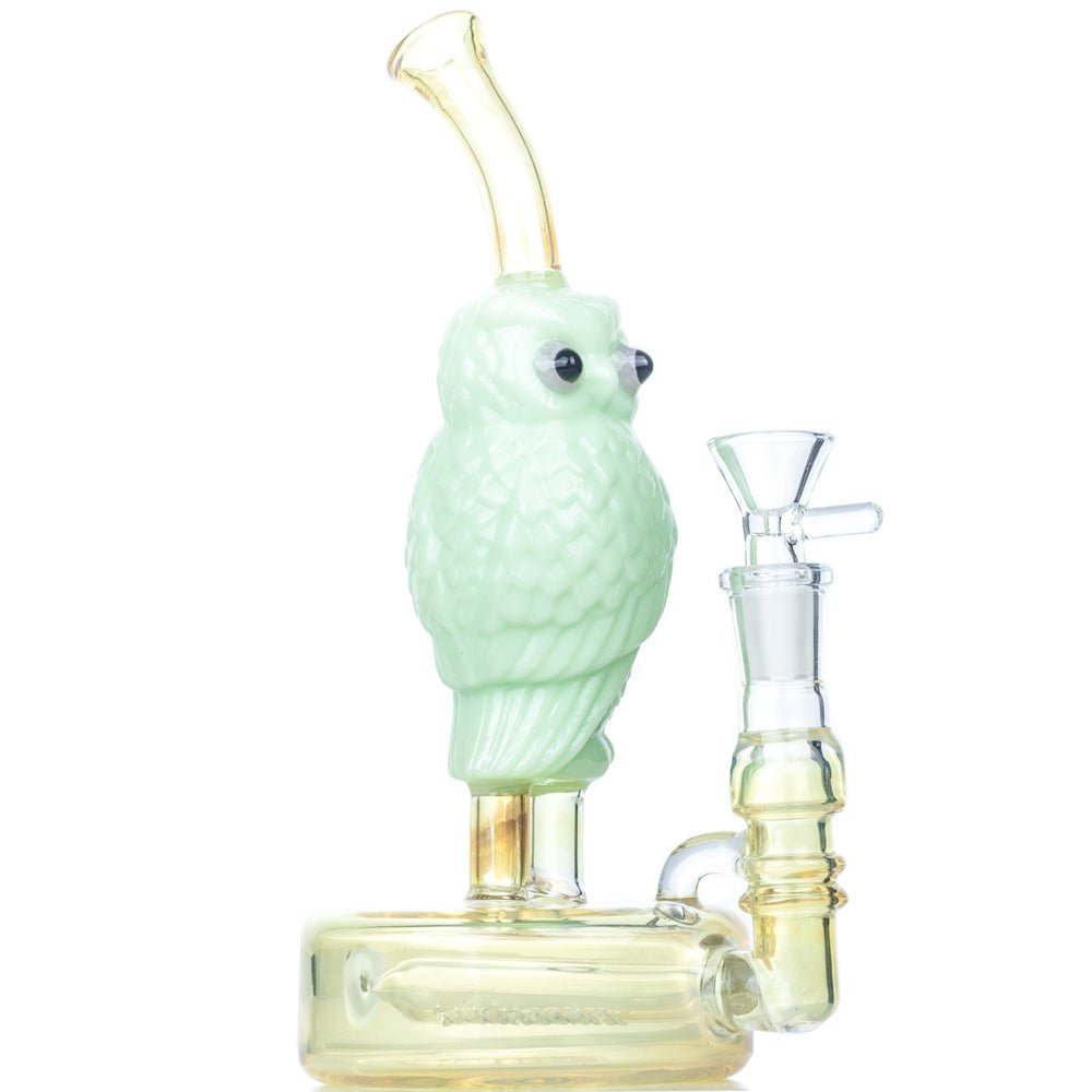 8 Owl Theme Glass Bong