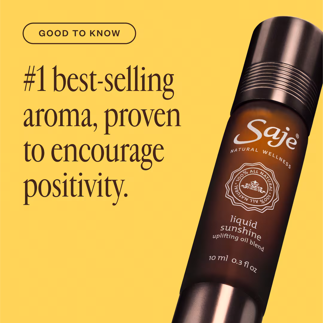Saje Natural Wellness  Liquid Sunshine Uplifting Oil Blend Roll-On