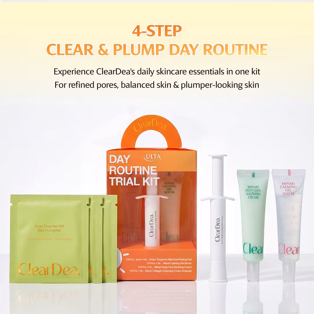ClearDea.  Day Routine Kit for Pore Care & Smooth Skin