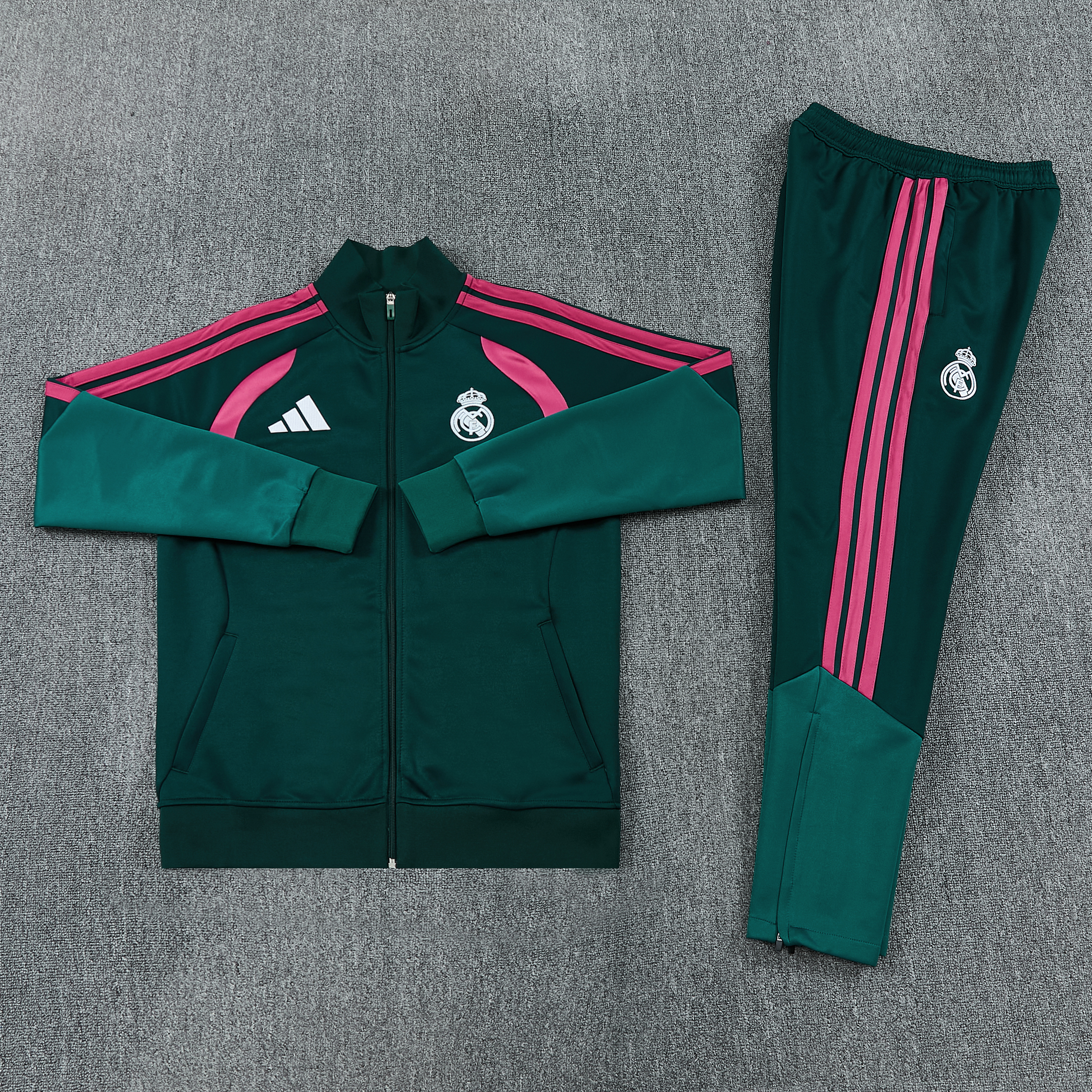 2026/2027 Real Madrid Full Zipper Training Suit (Adult Set)