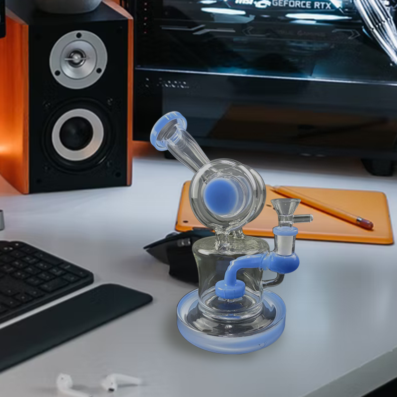8 Showerhead Perc Double Chamber Dab Rig