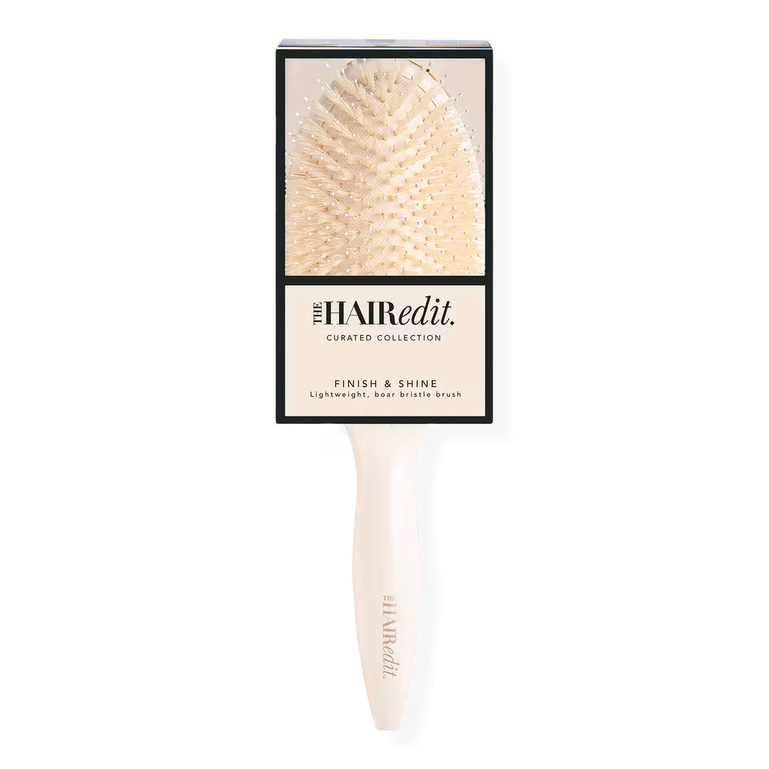 The Hair Edit  Cream Finish & Shine Boar Bristle Brush