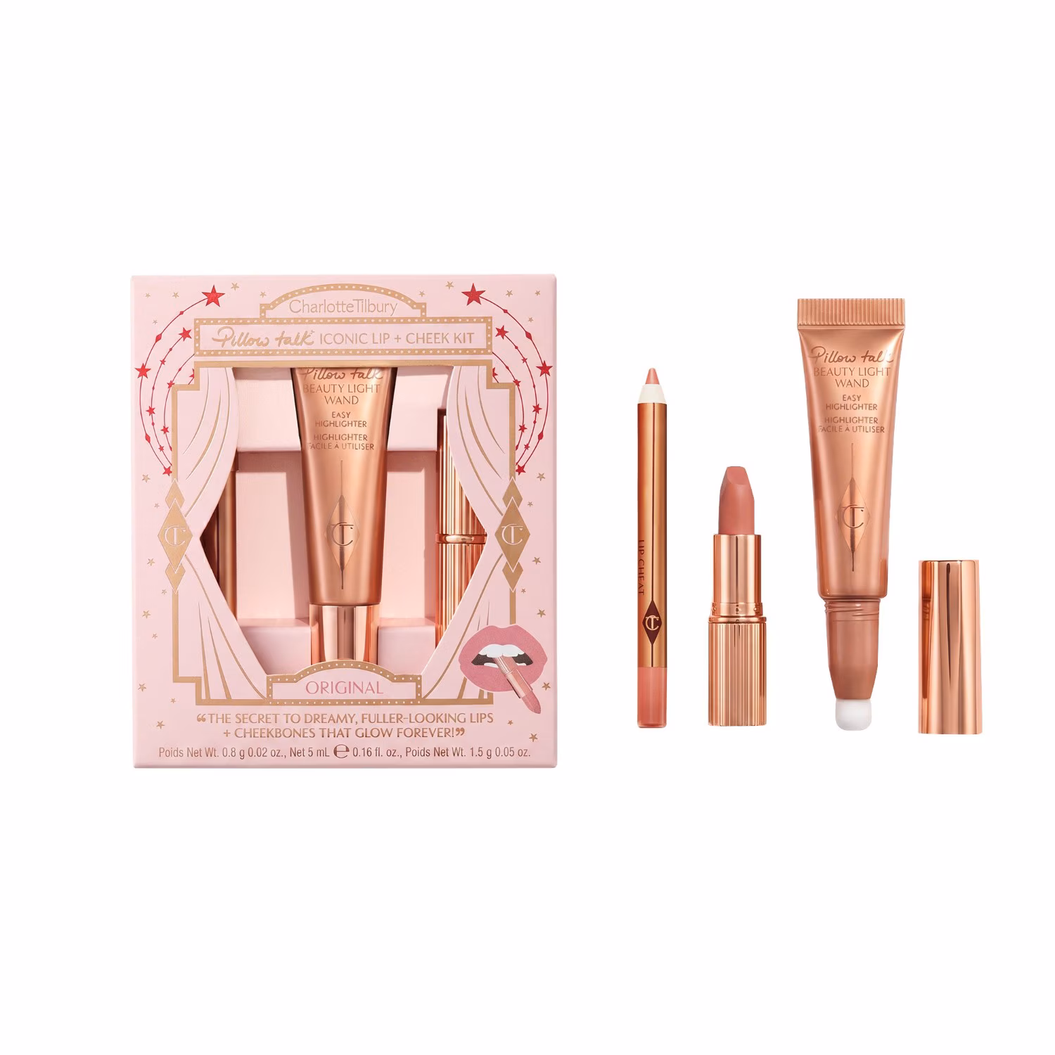 PILLOW TALK ICONIC LIP + CHEEK KIT - ORIGINAL