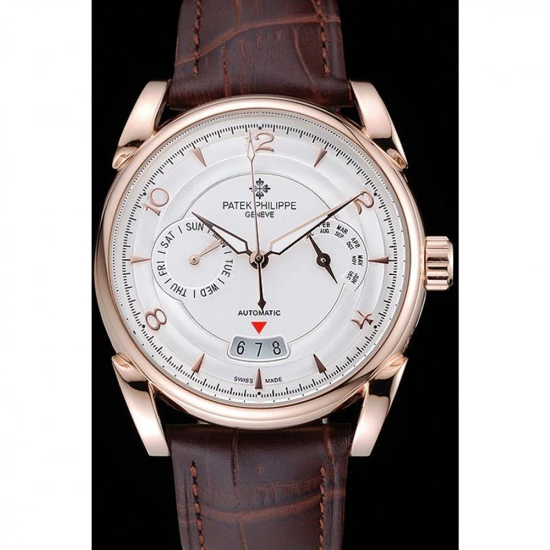 Patek Philippe Complications Dial White 40 mm, Rose Gold Plated