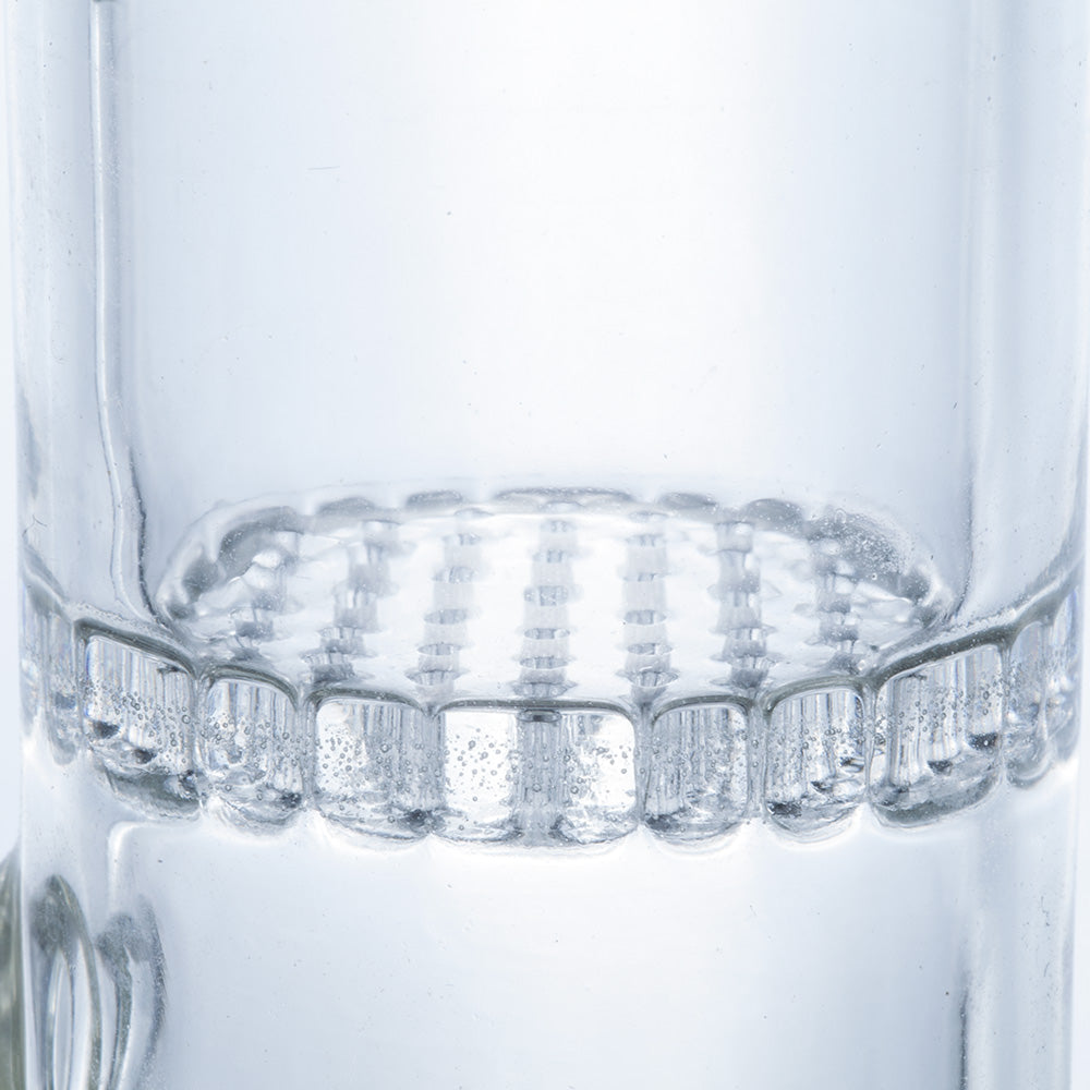 10 Straight Tube Honeycomb Perc Bong