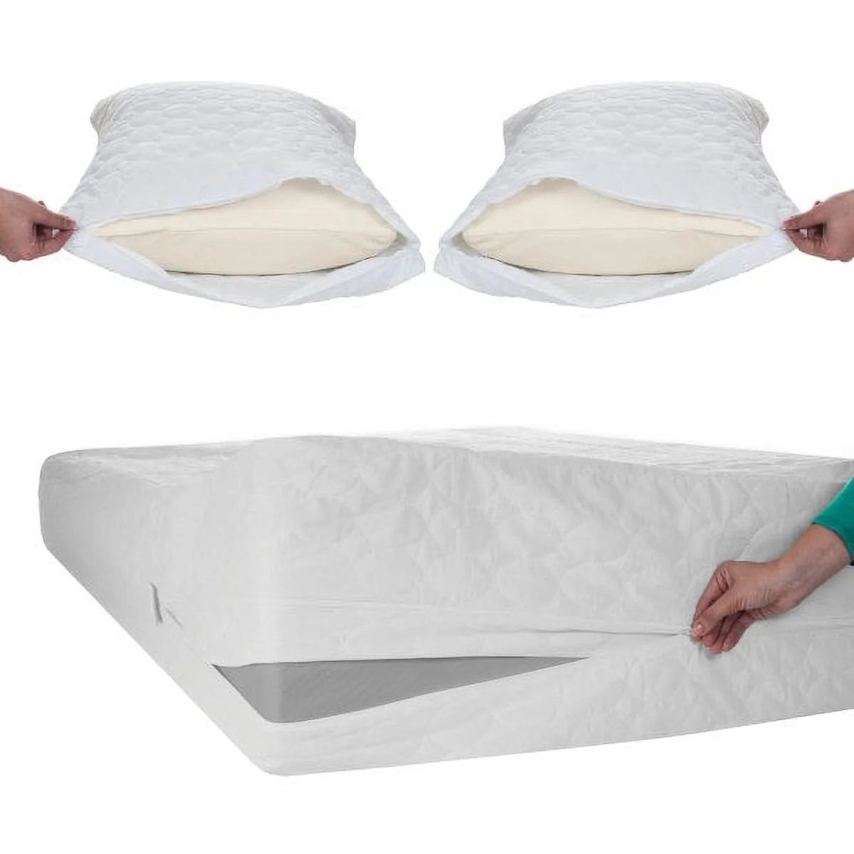 Remedy 4-lb Bed Bug Dust Mite Cotton Mattress & Pillow Protector-Twin