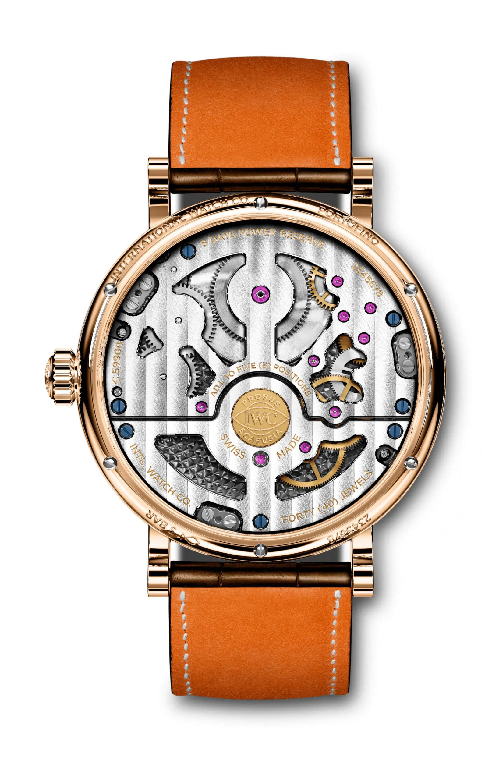 IWC Schaffhausen Portofino hand wound tourbillon retrograde iw516501