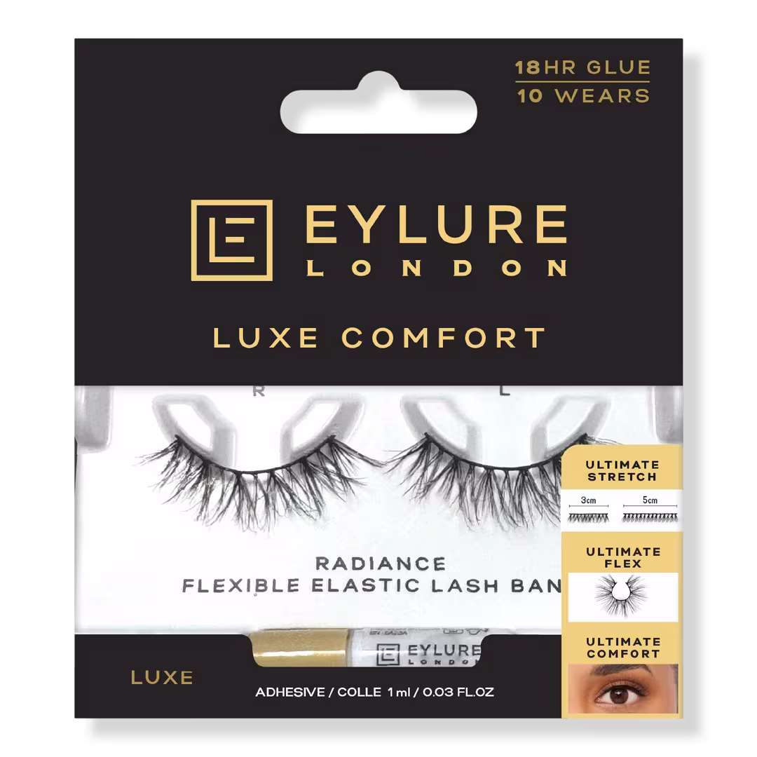 Eylure  Luxe Comfort Faux Mink False Eyelashes, Radiance